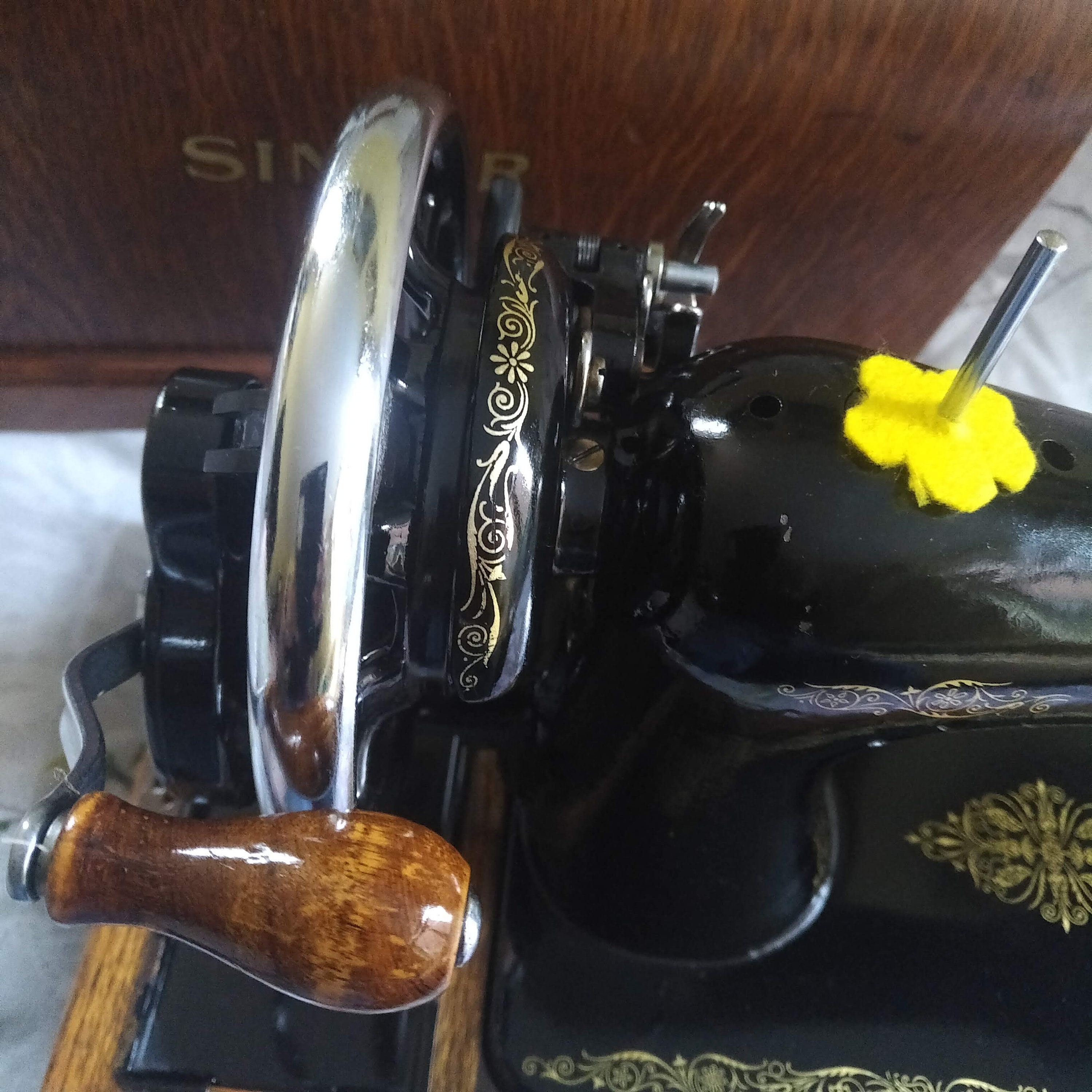 Vintage Hand Crank Sewing Machine Singer Model No. 99K in Etsy