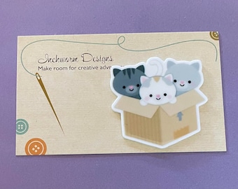 Acrilico Needle Minder Minders cultura pop Punto Croce Diamante Pittura Gatto Magnete