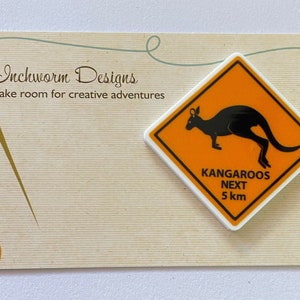 Acrilico Ago Minder Minders cultura pop Punto Croce Diamante Pittura Australia Kangaroo Crossing