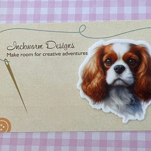 Acrylic Needle Minder Minders pop culture Cross Stitch Diamond Painting cavalier spaniel dog