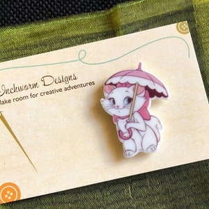 Needle Minder CAT cartoon minders keepers cross stitch Magnet