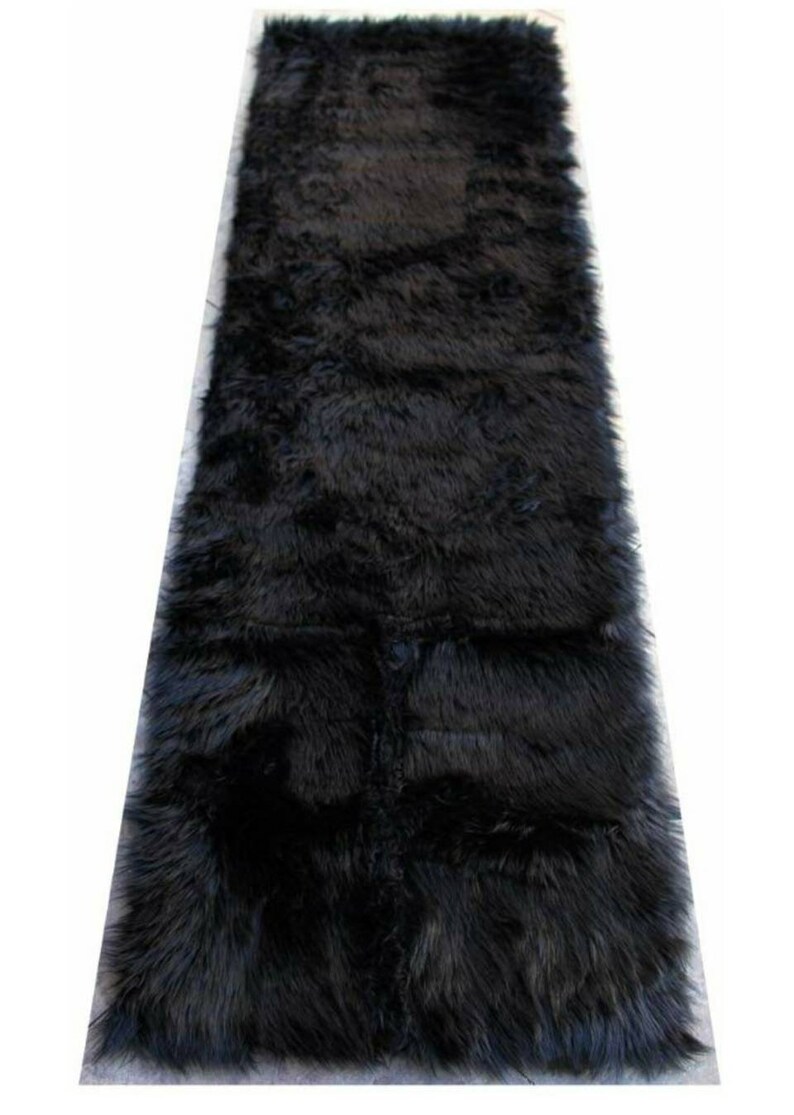 Faux Fur Runners Table Rug Luxury Faux Fur Fluffy Etsy