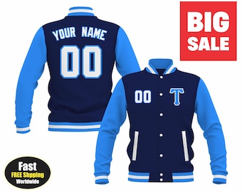 Personalized Varsity Jacket: Custom Stitched Letterman Bomber