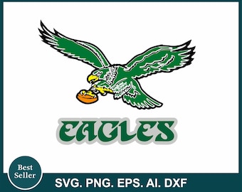 Eagles SVG Cutfile, Fly Eagles Sticker, Eagles Cricut AI File, Eagles Silhouette, Philadelphia Digital Files