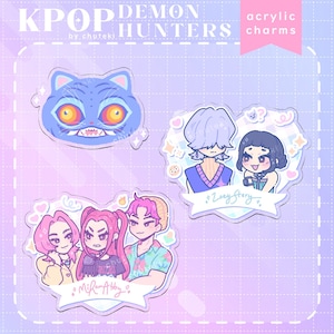 Kpop Demon Hunters Acrylic Charms