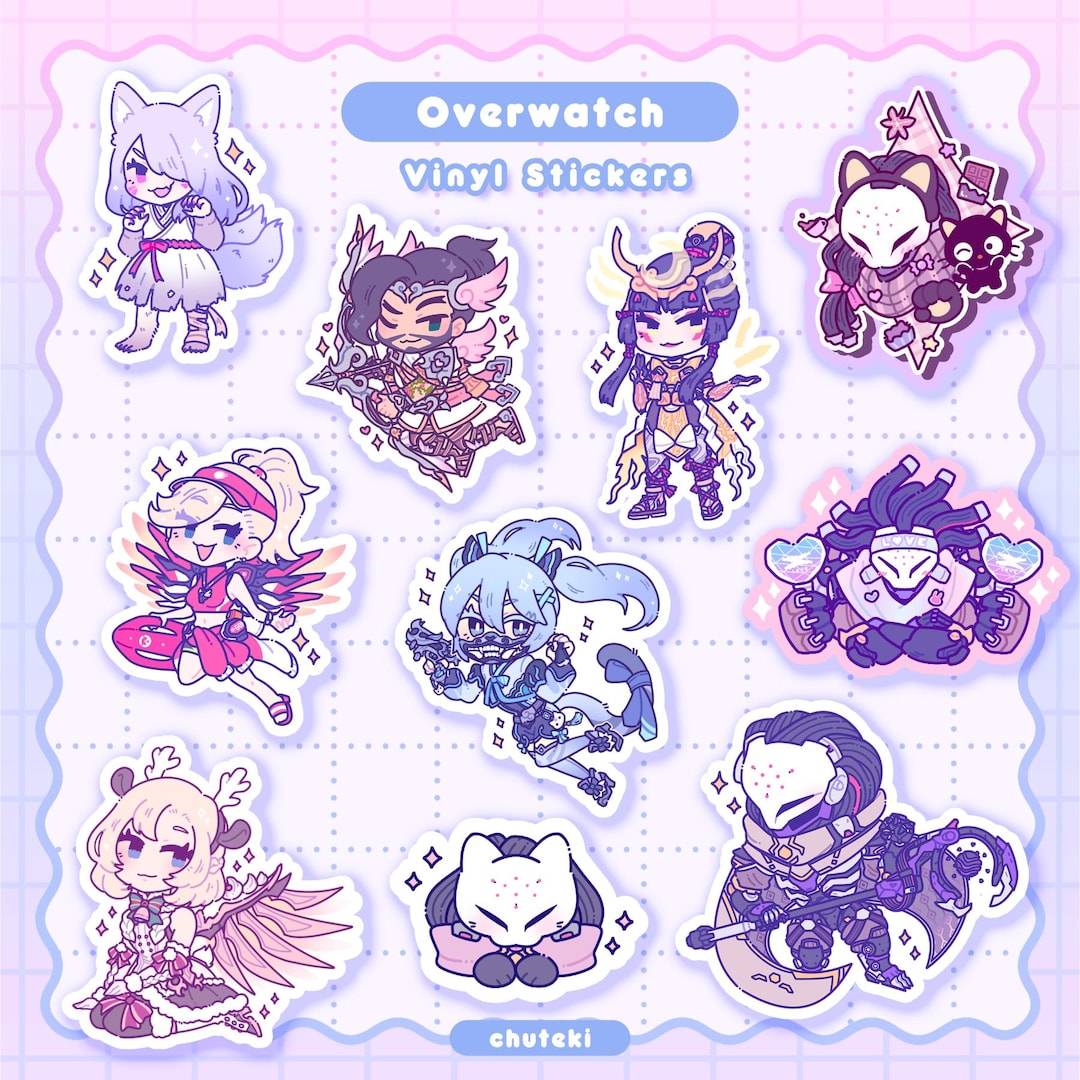Overwatch Vinyl Stickers - Etsy