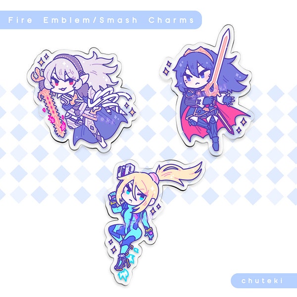 Super Smash Brothers Ultimate/Fire Emblem Acrylic Charms