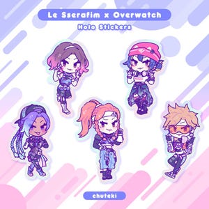 K-Pop Collab Overwatch Stickers