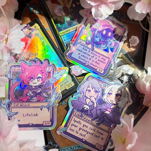 Final Fantasy x MTG Holographic Stickers