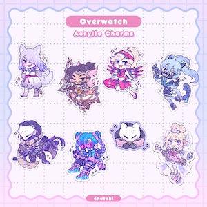 Overwatch Acrylic Charms