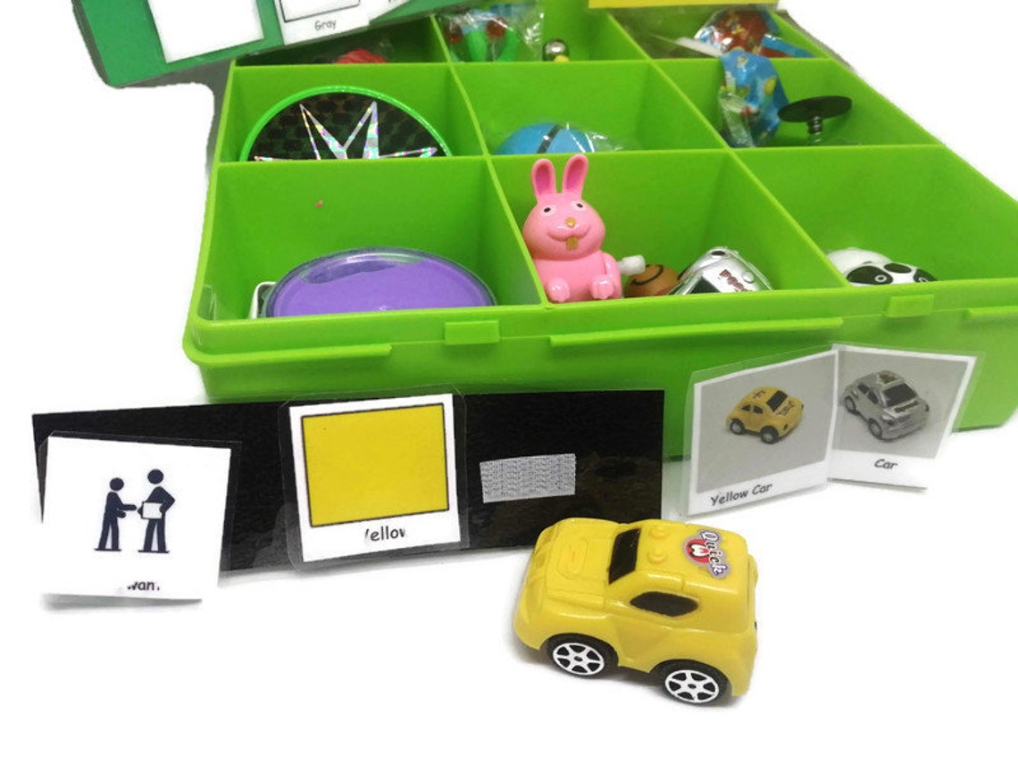 Colour Deluxe Communication Toy Box Toys Matching Photos Etsy