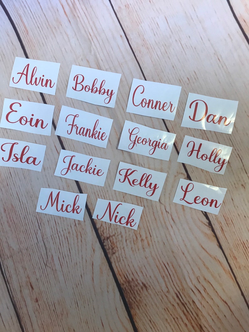 Diy Personalised Name Stickers at Gregory Boren blog