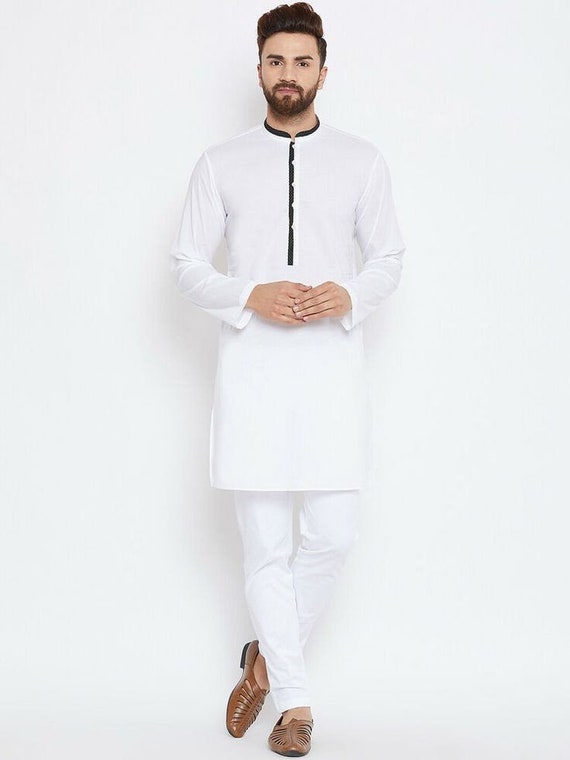 Indian shirt Kurta man top tunics long shirts all size cotton | Etsy