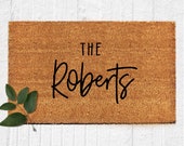 Personalized Last Name Custom Outdoor Doormat