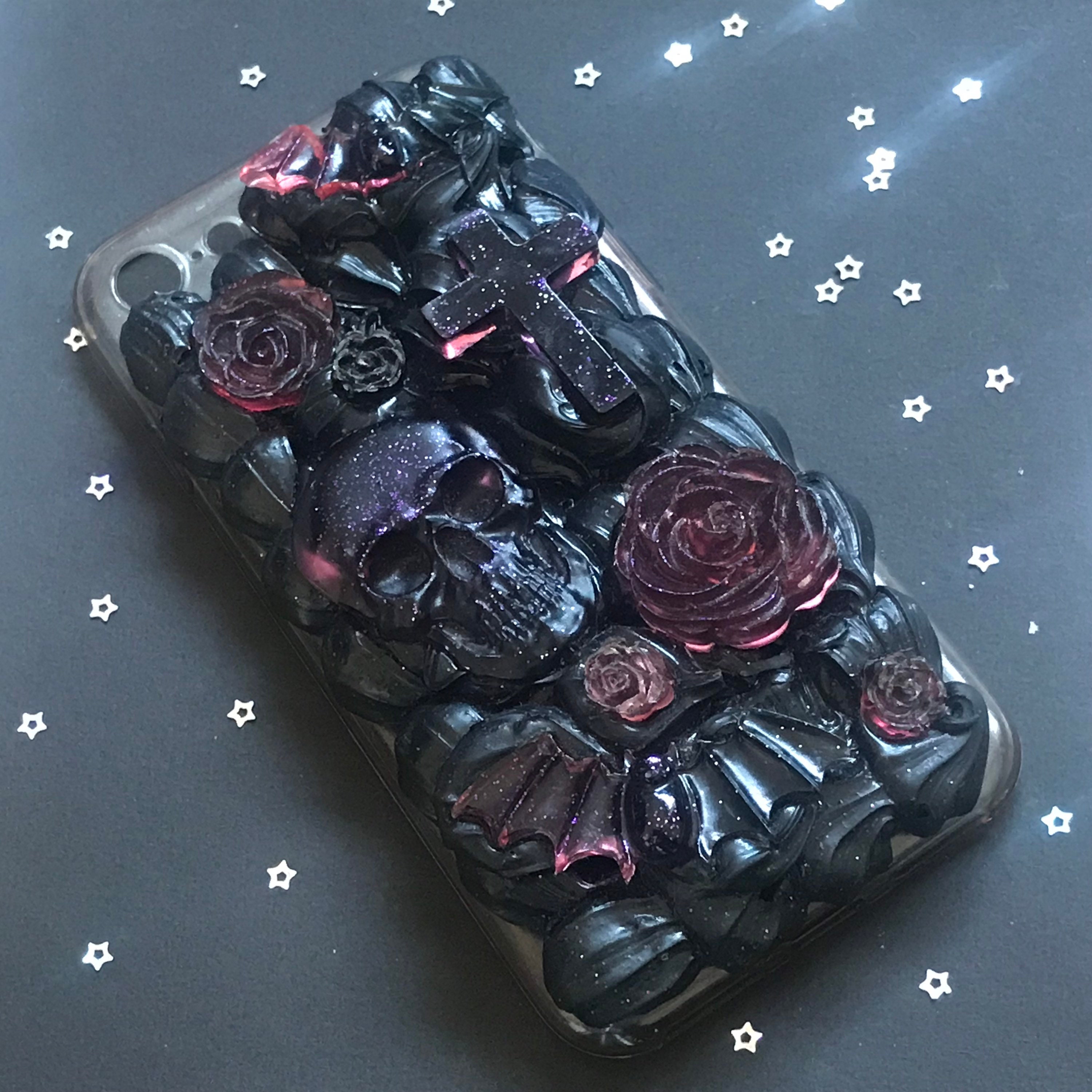 Goth Phone Case Any Phone Type Madetoorder Etsy