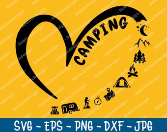 Free Free 184 Camping Heart Svg SVG PNG EPS DXF File