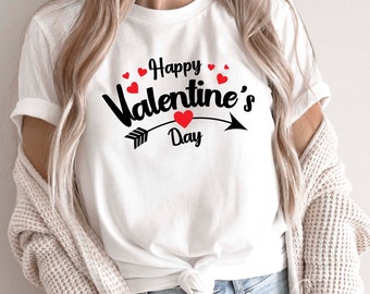 Happy Valentine's Day SVG,  Arrow with Heart SVG, SVG Cutting File for Cricut