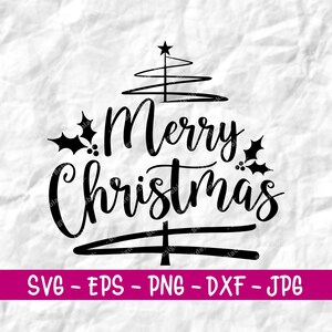 Feliz Navidad svg, árbol de Navidad svg, camisa de feliz navidad, divertido regalo de Navidad idea de corte archivo para cricut