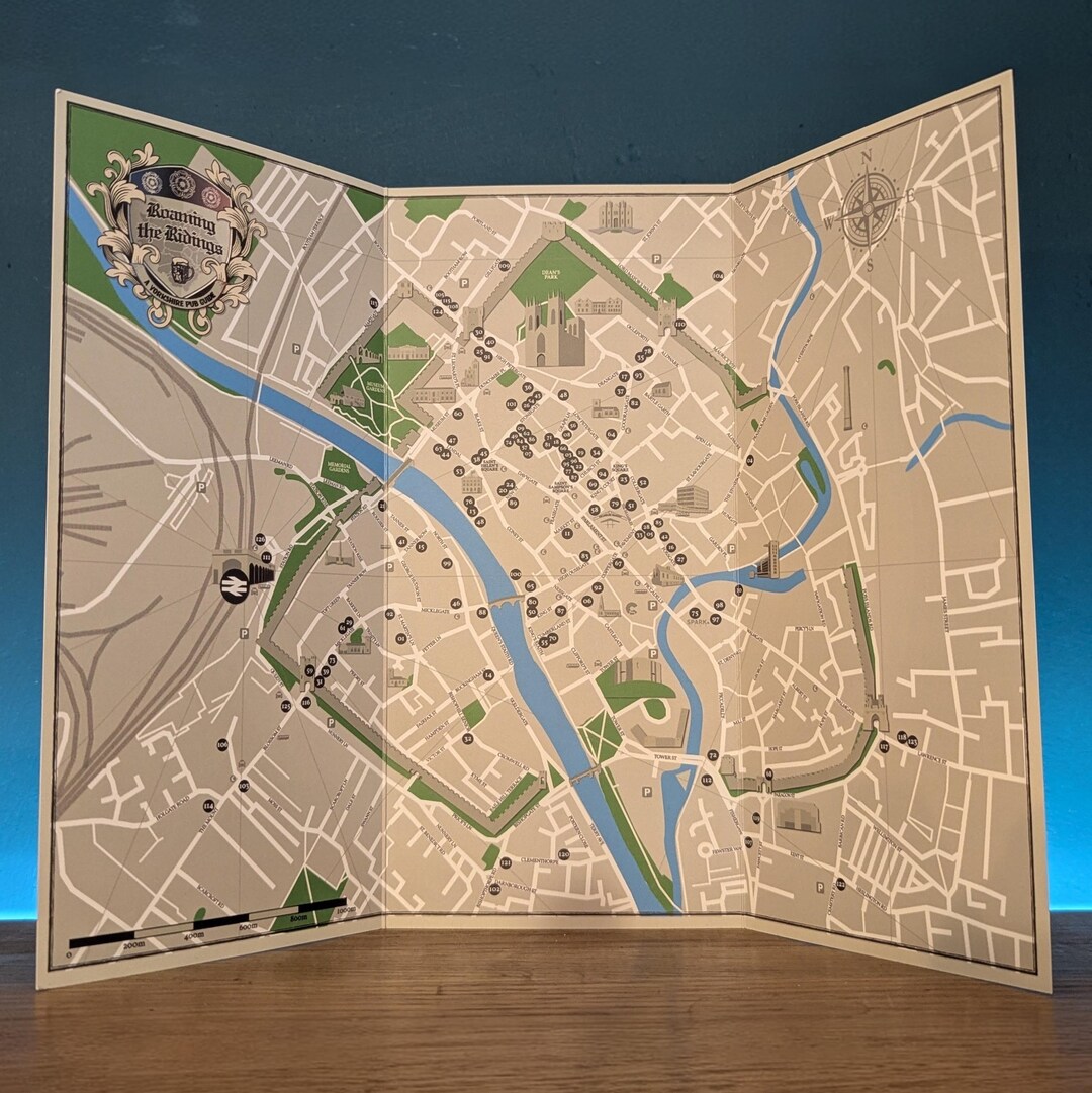 Pup Guide Map York Pub Guide Map - Pocket Guide 2026 - Etsy