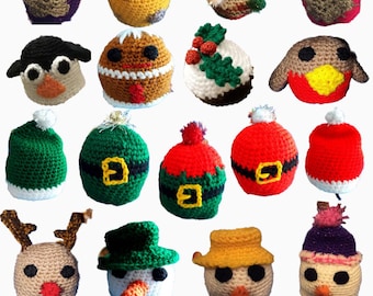 10+ Christmas Crochet Pattern for chocolate orange covers
