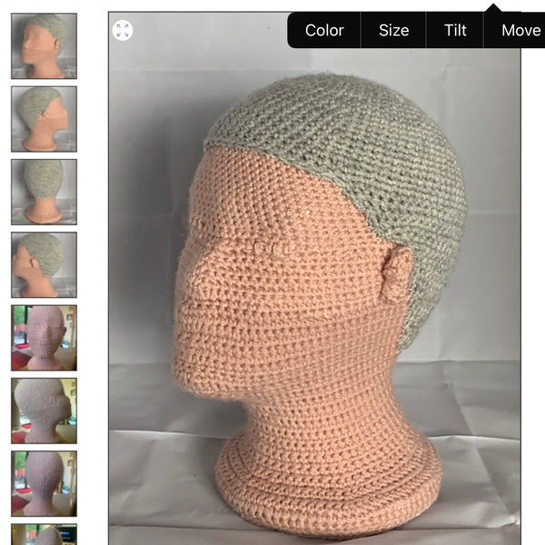 Mannequin Head Crochet Pattern