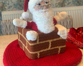 Santa Mannequin Head Crochet Pattern
