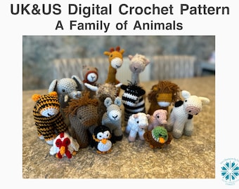 A Family of Animals (16) Digital Crochet Pattern