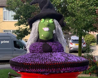 Witch Mannequin Head Crochet Pattern