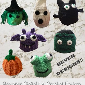 7 Halloween Chocolate Orange Cover Crochet Pattern