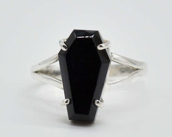 Onyx Ring Etsy