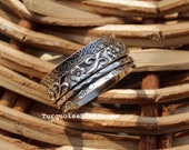 Spinner Ring, Anxiety Ring, Fidget Ring, Boho Ring, Thumb Ring, Worry Ring, 925 Silver Ring, Spinning Ring, Women Ring, Gift For Her