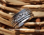 Spinner Ring, Anxiety Ring, Fidget Ring, Boho Ring, Thumb Ring, Worry Ring, 925 Silver Ring, Spinning Ring, Women Ring, Gift For Her