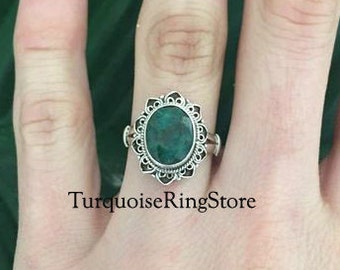 engagement ring christmas day gift ring 925 sterling silver hippie ring victorian ring emerald ring bohemian jewelry statement ring promise ring delicate ring wedding gift antique jewelry