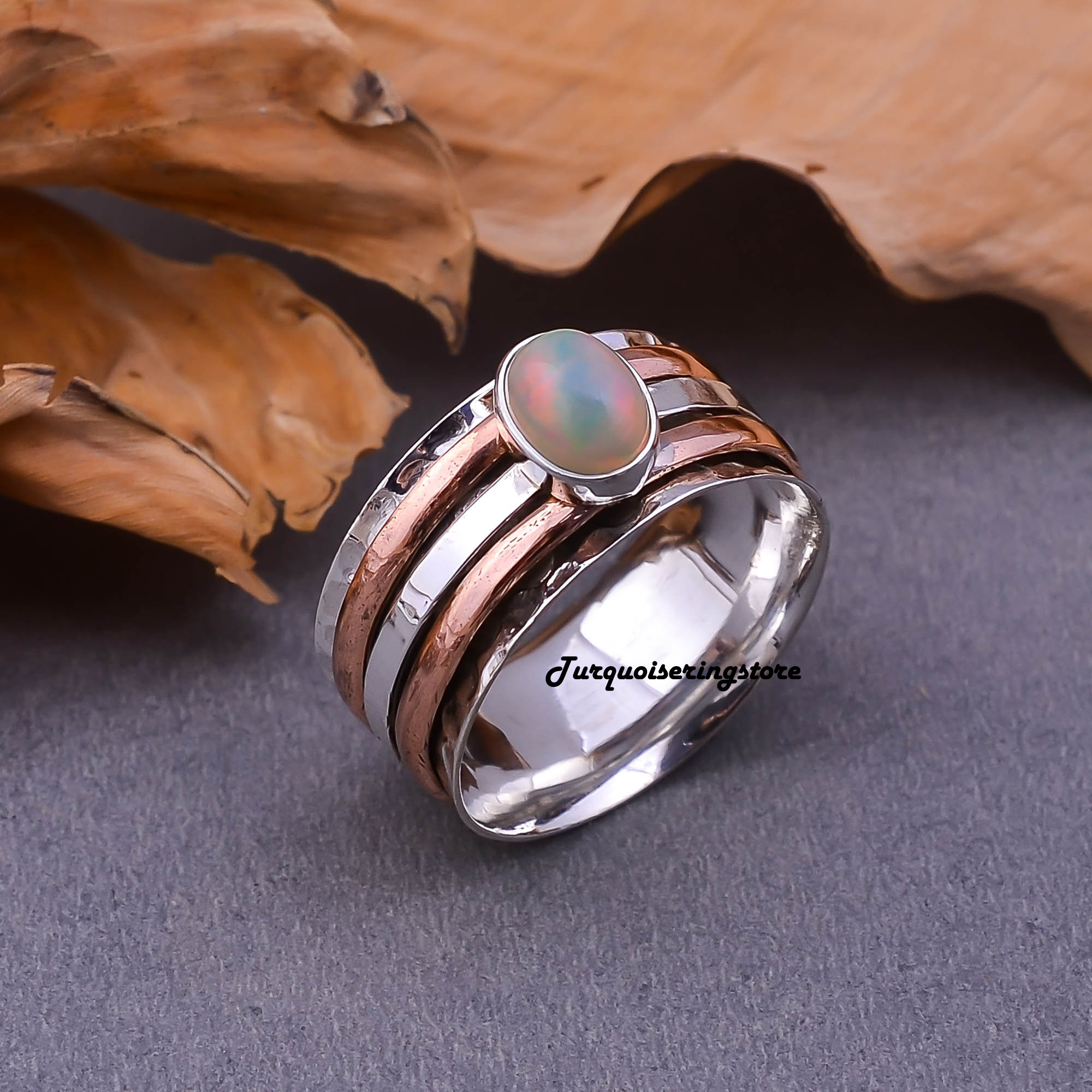 Birthday Gft Dainty Ring Handmade Ring Worry Ring Women Ring Love Ring Promise Ring 925 Silver Ring Beautiful Ring Opal Silver Ring