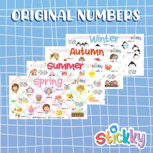Cute Seasonal Savings Challenge A6 Cash Stuffing Tracker