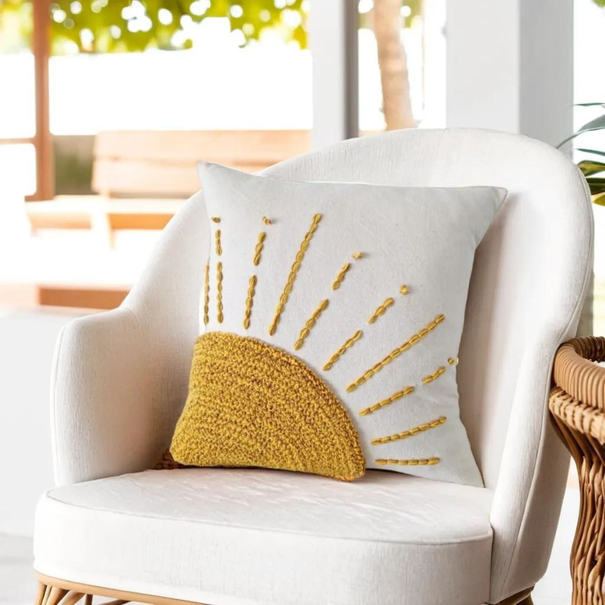 Cute Yellow Pillow Etsy