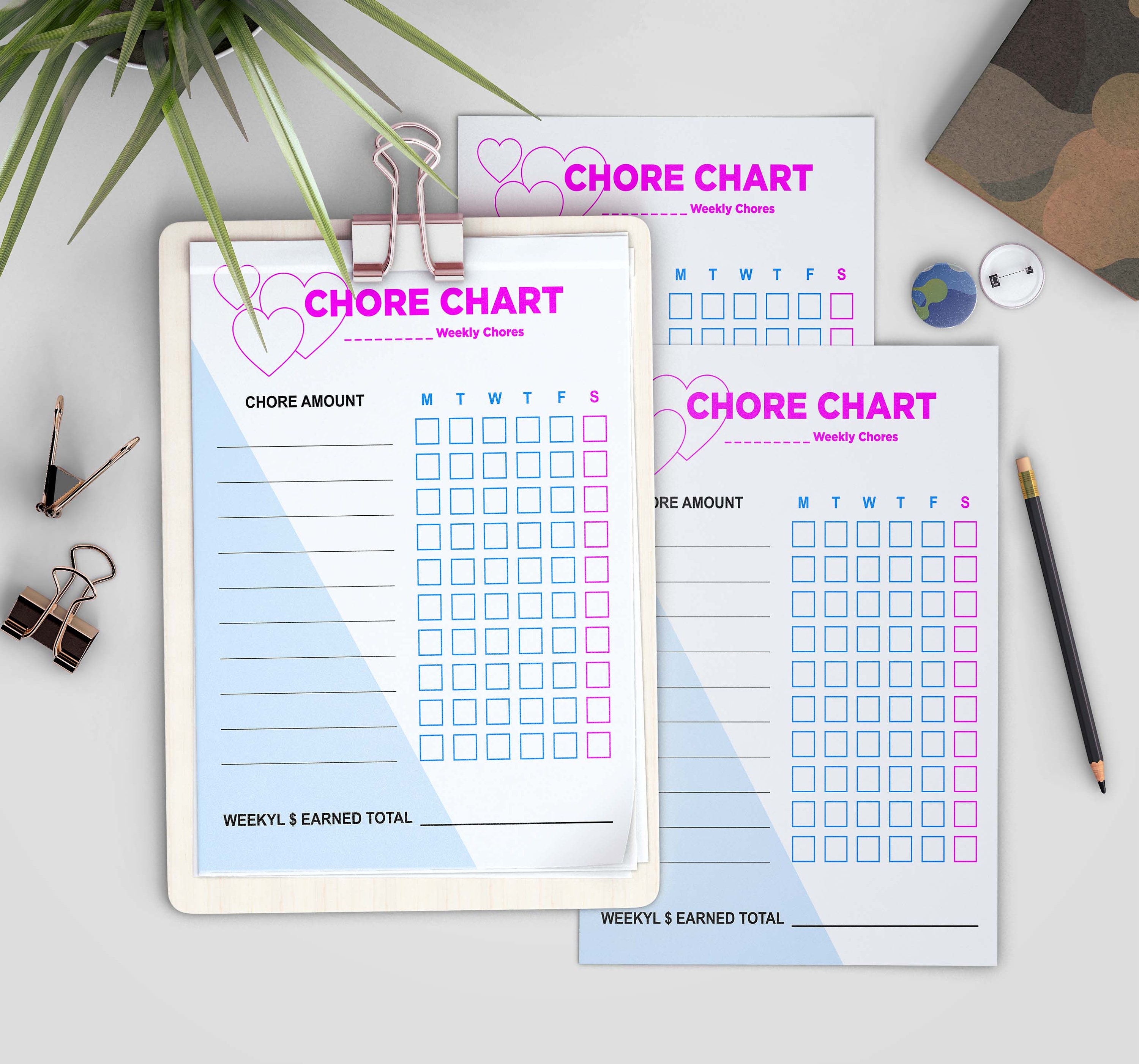 2021 Chore Chart for Adults Couple Printable PDF Editable Etsy