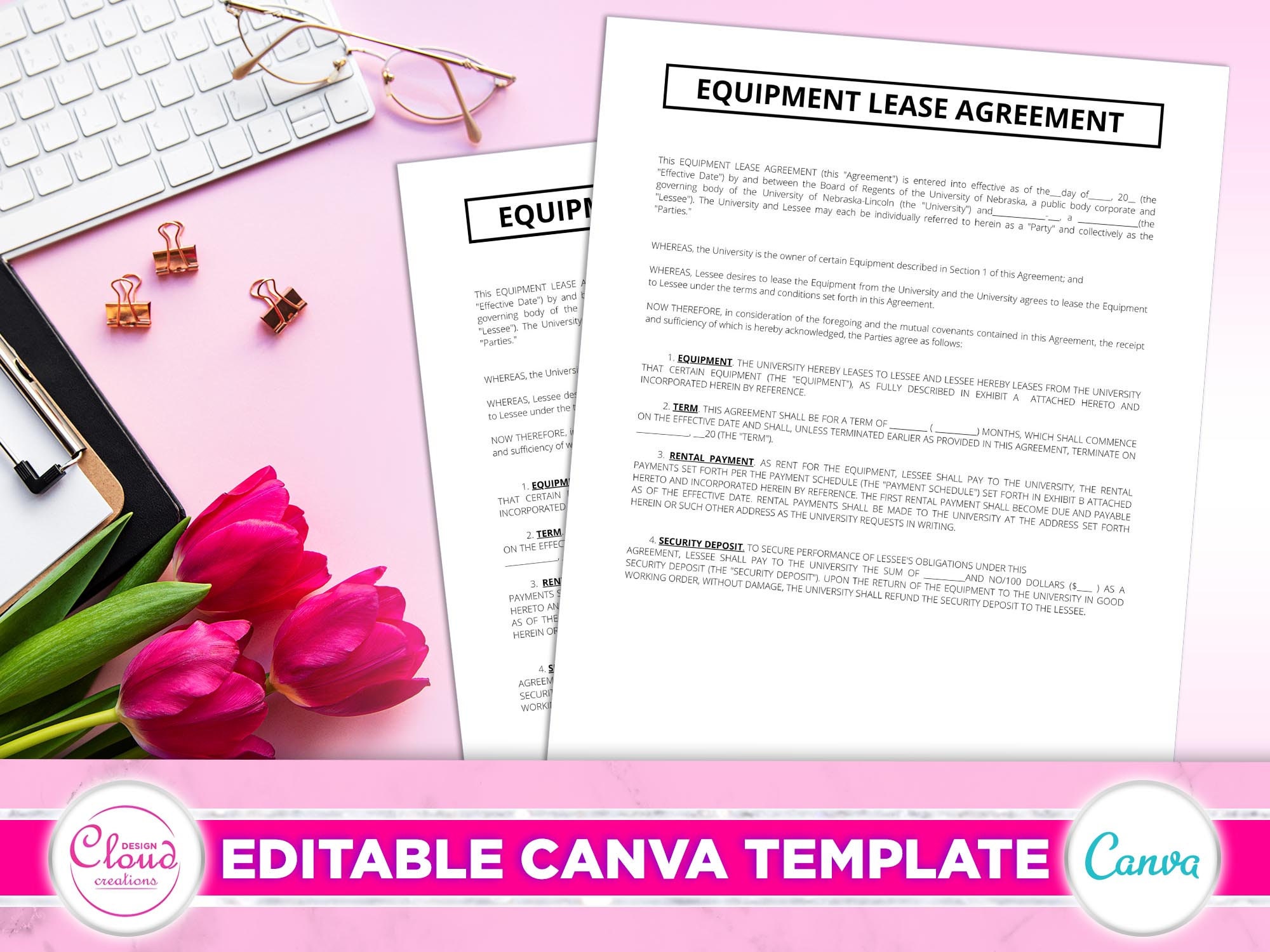 Rental Agreement - Etsy