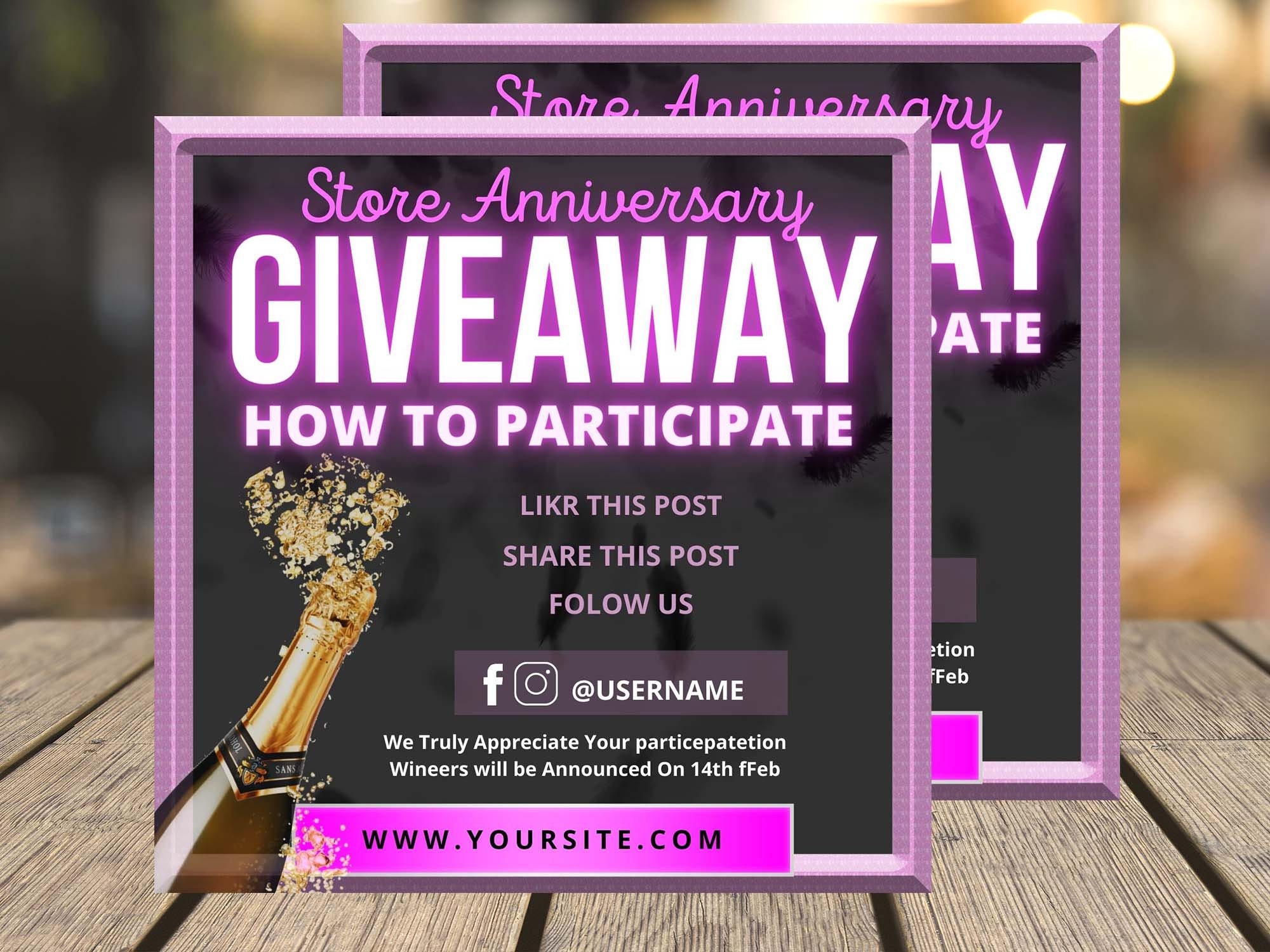 giveaway-flyer-template-free