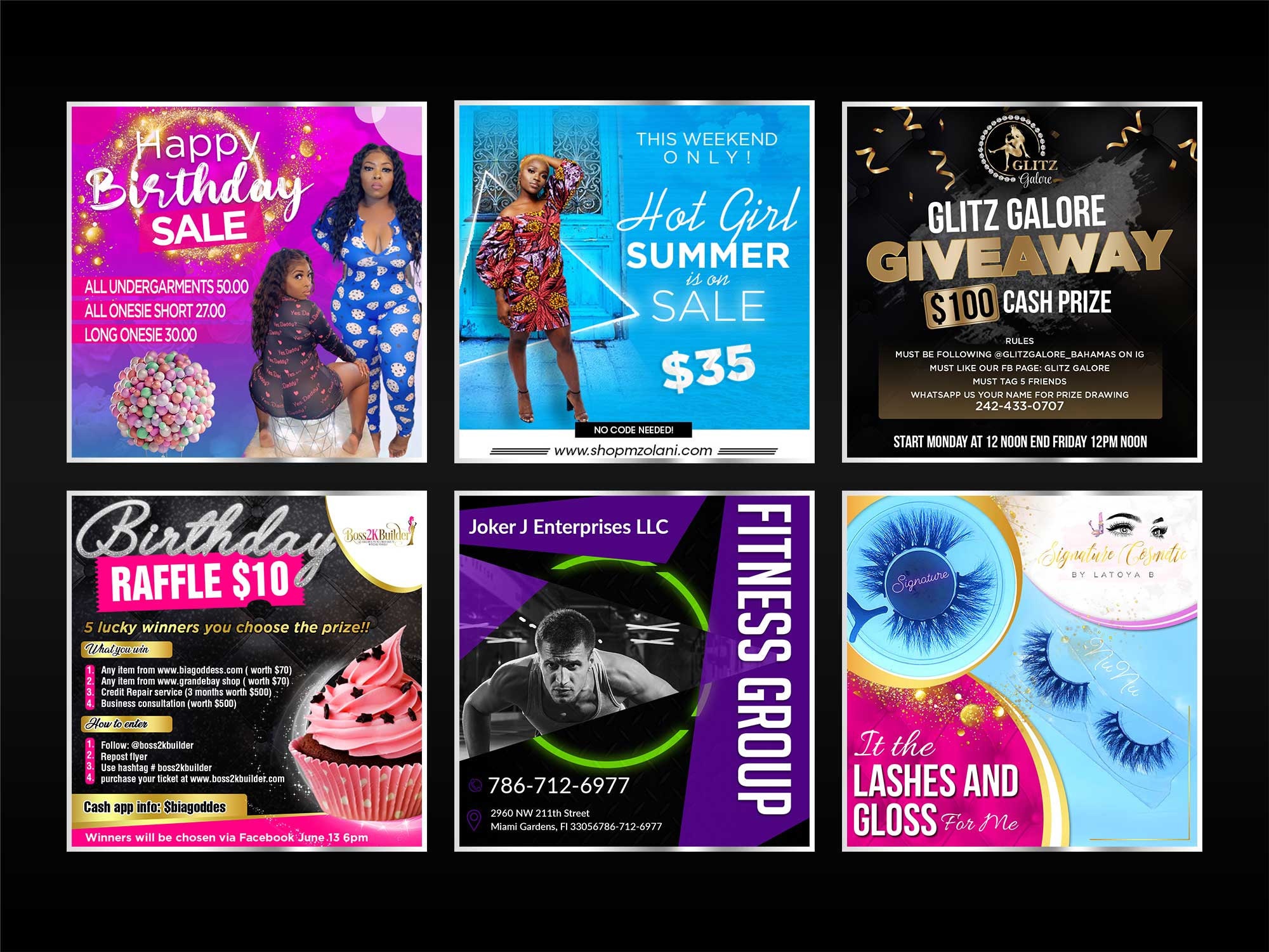 LIP GLOSS FLYER Custom Flyer Design for You. I Will Design Etsy