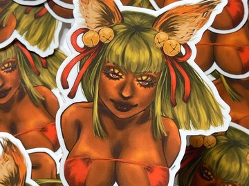 Call Me | Valentine Babe | Vinyl Sticker