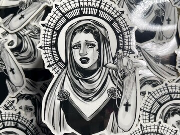 Call Me | Valentine Babe | Vinyl Sticker