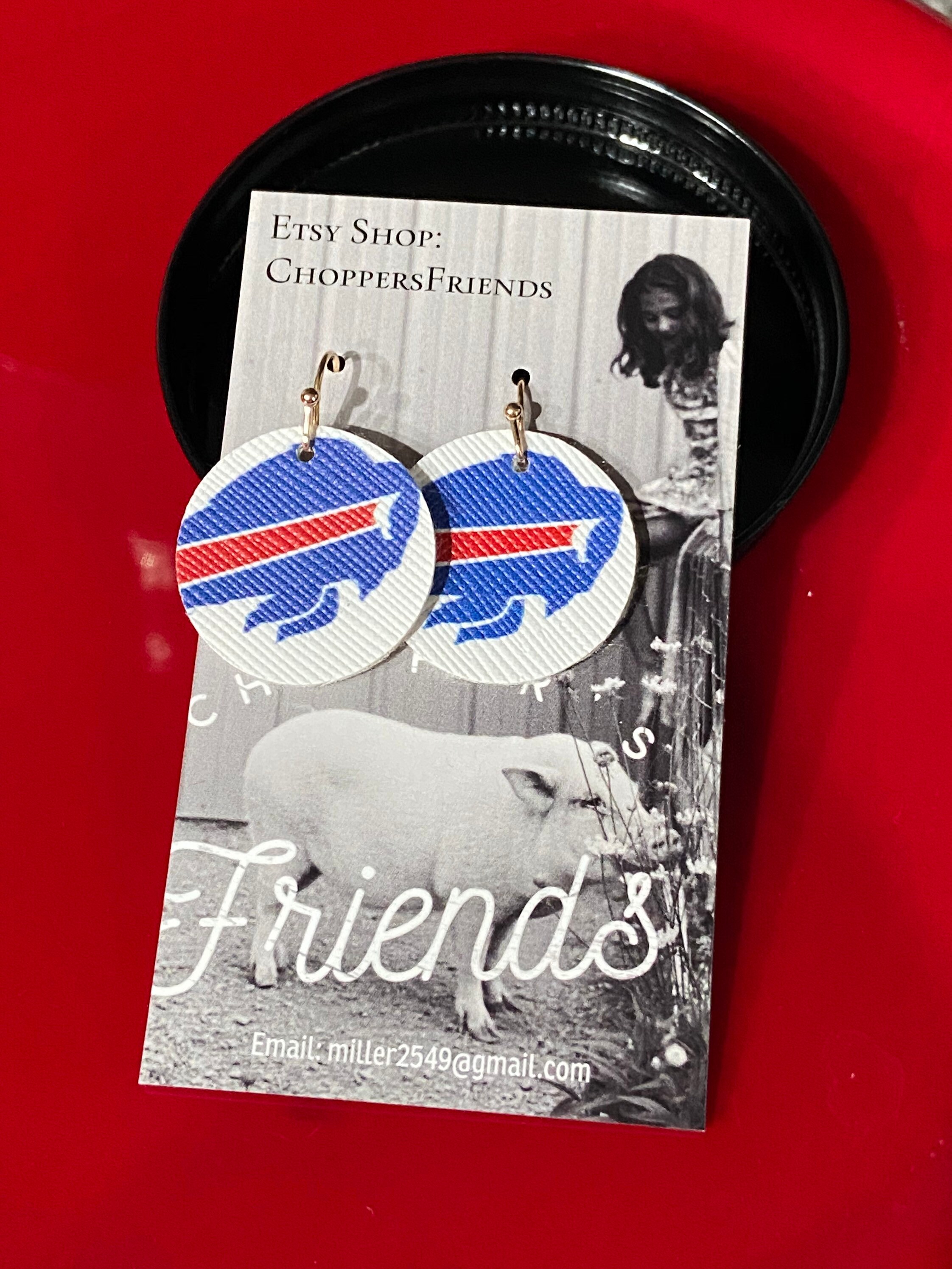 buffalo bills earrings amazon