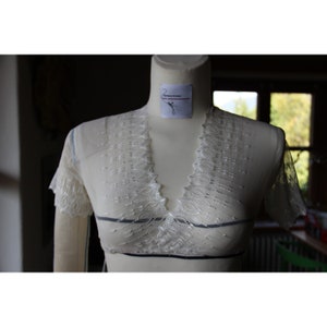 PDF Pattern - size 54 - Dirndl blouse stretch lace fabric
