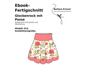PDF-mönster - storlek 34 - Klockkjol med ok
