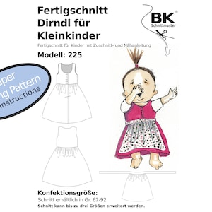 Cartamodello per Dirndl per bambini in carta