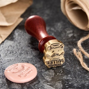 Timbro con logo personalizzato per cera Timbro di cera personalizzato Timbri punzonati per cera, punzonatrice, fustelle punzonate, goffratura a cera