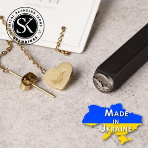Tampon de logo personnalisé pour bijoux Tampon en métal personnalisé outil d'estampage de bijoux Tampons de poinçonnage matrices de poinçonnage estampe de fer gaufrage en métal
