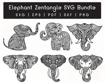 Download Doodle Elephant Svg Etsy