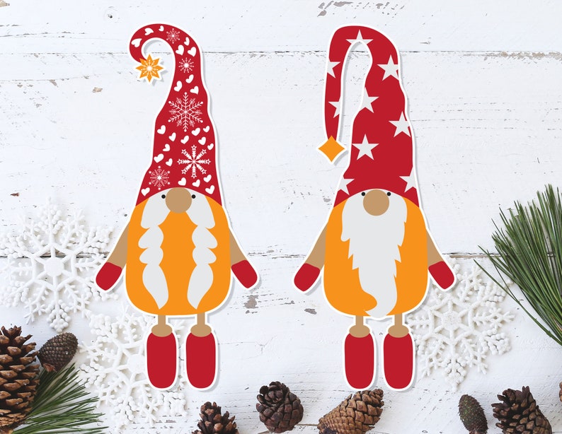 Download Christmas Gnomes SVG Bundle Gnomes Illustrations Gnomes ...
